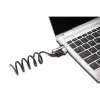 Kensington NANO PORTABLE KEYED LOCK KD, 2.3 m, Klucz, Czarny
