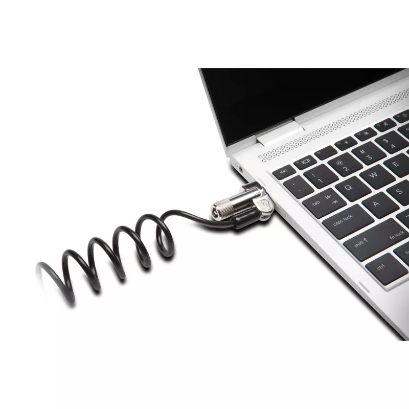Kensington NANO PORTABLE KEYED LOCK KD, 2.3 m, Klucz, Czarny