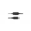 Kensington USB Mono Headset z Inline Controls, Wired, Office/Call center, Headset, Czarny