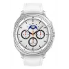Samsung Galaxy Watch 8 Classic 3.3 cm (1.3 inch) AMOLED 46 mm cyfrowy 438 x 438 pikseli ekran dotykowy srebrny Wi-Fi GPS (satelitarny)