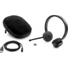 HP UC Wireless Duo Headset, Bezprzewodowy, Biuro/Call center, 310 g, Zestaw słuchawkowy, Czarny