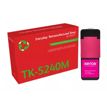 Codzienny™ Karmazynowy regenerowany toner firmy Xerox kompatybilny z Kyocera TK-5240M, o standardowej wydajności