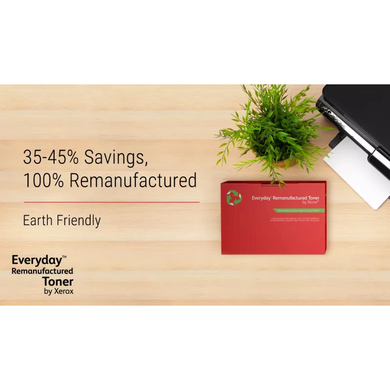 Codzienny™ Karmazynowy regenerowany toner firmy Xerox kompatybilny z Kyocera TK-5240M, o standardowej wydajności