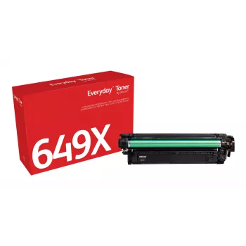 Czarny toner Everyday™ marki Xerox kompatybilny z HP 649X (CE260X), wysoka wydajność