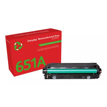 Everyday™ Czarny regenerowany toner Xerox zgodny z HP 651A 650A 307A (CE340A/CE270A/CE740A), Standardowa wydajność