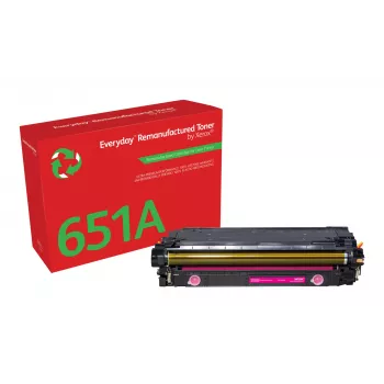 Everyday™ magenta Remanufactured Toner by Xerox kompatybilny z HP 651A 650A 307A (CE343A/CE273A/CE743A), pojemność standardowa