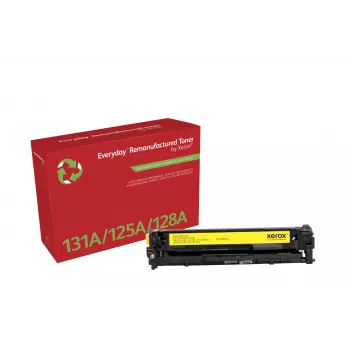 Codzienny™ Żółty regenerowany toner Xerox kompatybilny z HP 131A (CF212A), Standardowa wydajność