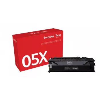 Everyday™ Czarny Toner Xerox kompatybilny z HP 05X (CE505X), Wysoka wydajność
