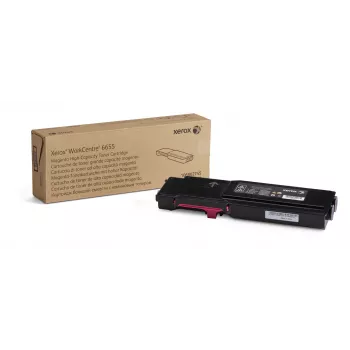 Xerox Genuine WorkCentre® 6655/6655i Purpurowy Wkład Tonerowy o Wysokiej Pojemności (7500 Stron) - 106R02745