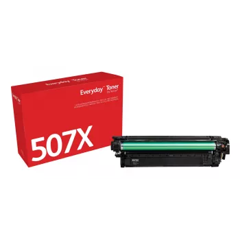 Everyday™ Czarny Toner Xerox kompatybilny z HP 507X (CE400X), Wysoka wydajność