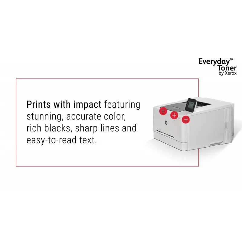 Everyday™ Czarny Toner Xerox kompatybilny z HP 507X (CE400X), Wysoka wydajność