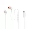 JBL Tune 310C Zestaw słuchawkowy Przewodowy Douszny Rozmowy/Muzyka USB Type-C Biały