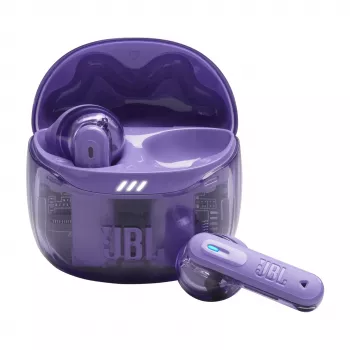 JBL Tune Flex 2 Ghost Edition Zestaw słuchawkowy True Wireless Stereo (TWS) douszny Rozmowy/Muzyka Bluetooth Fioletowy