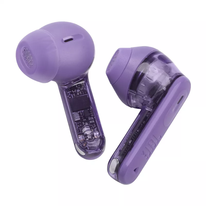 JBL Tune Flex 2 Ghost Edition Zestaw słuchawkowy True Wireless Stereo (TWS) douszny Rozmowy/Muzyka Bluetooth Fioletowy