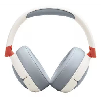 Zestaw słuchawkowy JBL Junior 470NC Bezprzewodowy Na pałąk Rozmowy/Muzyka USB Type-C Bluetooth Jasnoszary, Biały