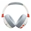 Zestaw słuchawkowy JBL Junior 470NC Bezprzewodowy Na pałąk Rozmowy/Muzyka USB Type-C Bluetooth Jasnoszary, Biały