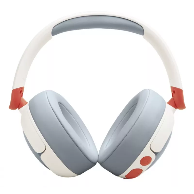 Zestaw słuchawkowy JBL Junior 470NC Bezprzewodowy Na pałąk Rozmowy/Muzyka USB Type-C Bluetooth Jasnoszary, Biały