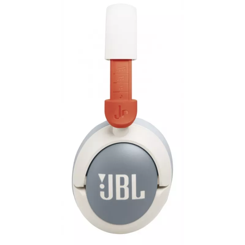Zestaw słuchawkowy JBL Junior 470NC Bezprzewodowy Na pałąk Rozmowy/Muzyka USB Type-C Bluetooth Jasnoszary, Biały