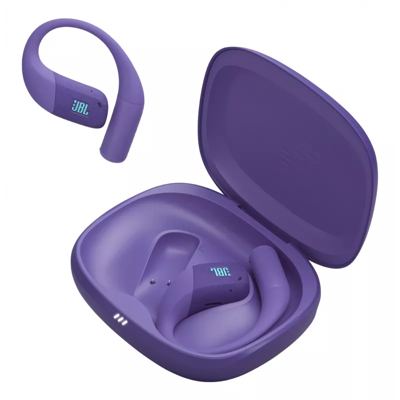 Zestaw słuchawkowy JBL Endurance Zone Wireless Open-ear Sports Bluetooth — fioletowy, 20–20000 Hz, 89,6 g