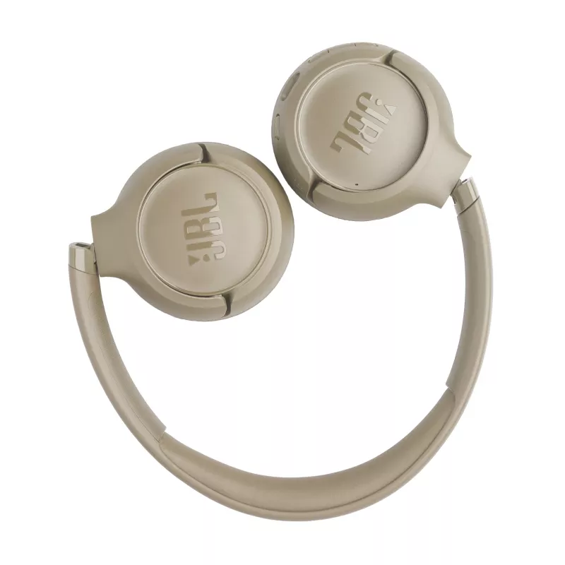 Zestaw słuchawkowy JBL Tune 530BT bezprzewodowy nauszny Rozmowy/Muzyka USB Type-C Bluetooth Beżowy