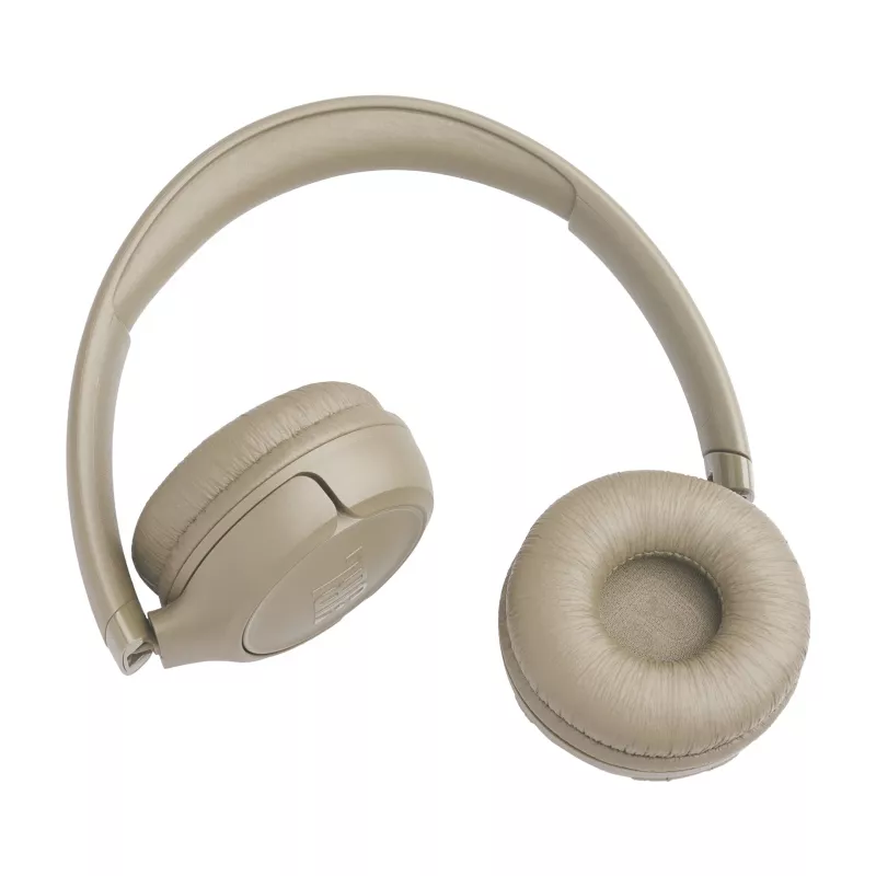 Zestaw słuchawkowy JBL Tune 530BT bezprzewodowy nauszny Rozmowy/Muzyka USB Type-C Bluetooth Beżowy