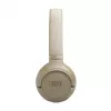 Zestaw słuchawkowy JBL Tune 530BT bezprzewodowy nauszny Rozmowy/Muzyka USB Type-C Bluetooth Beżowy
