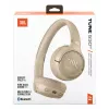 Zestaw słuchawkowy JBL Tune 530BT bezprzewodowy nauszny Rozmowy/Muzyka USB Type-C Bluetooth Beżowy