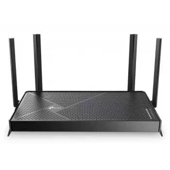 Stołowy router bezprzewodowy TP-Link EB210 Pro — Dwupasmowy 2,4/5 GHz, Wi‑Fi 7 (802.11be), Ethernet 2,5 Gigabit, 5 portów LAN, USB, Czarny