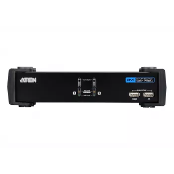 ATEN CS1762A przełącznik KVM Czarny