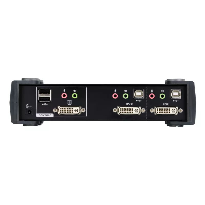 ATEN CS1762A przełącznik KVM Czarny