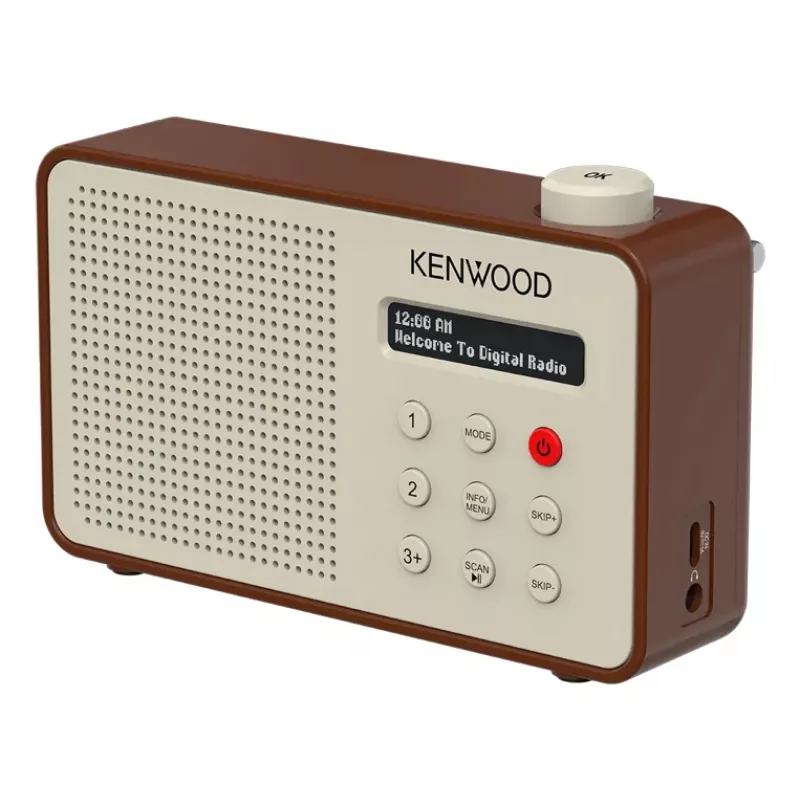 Kenwood CRM25DABT Przenośne cyfrowe radio Mocha