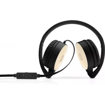 Zestaw słuchawkowy HP Stereo H2800 (czarny z jedwabistym złotem), Przewodowy, Rozmowy/Muzyka, 125 g, Zestaw słuchawkowy, Czarny, Złoty