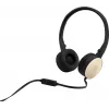 Zestaw słuchawkowy HP Stereo H2800 (czarny z jedwabistym złotem), Przewodowy, Rozmowy/Muzyka, 125 g, Zestaw słuchawkowy, Czarny, Złoty