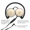 Zestaw słuchawkowy HP Stereo H2800 (czarny z jedwabistym złotem), Przewodowy, Rozmowy/Muzyka, 125 g, Zestaw słuchawkowy, Czarny, Złoty