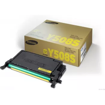 Żółty wkład tonera Samsung CLT-Y5082S — Kolorowy laser, 2000 stron, 1 szt.