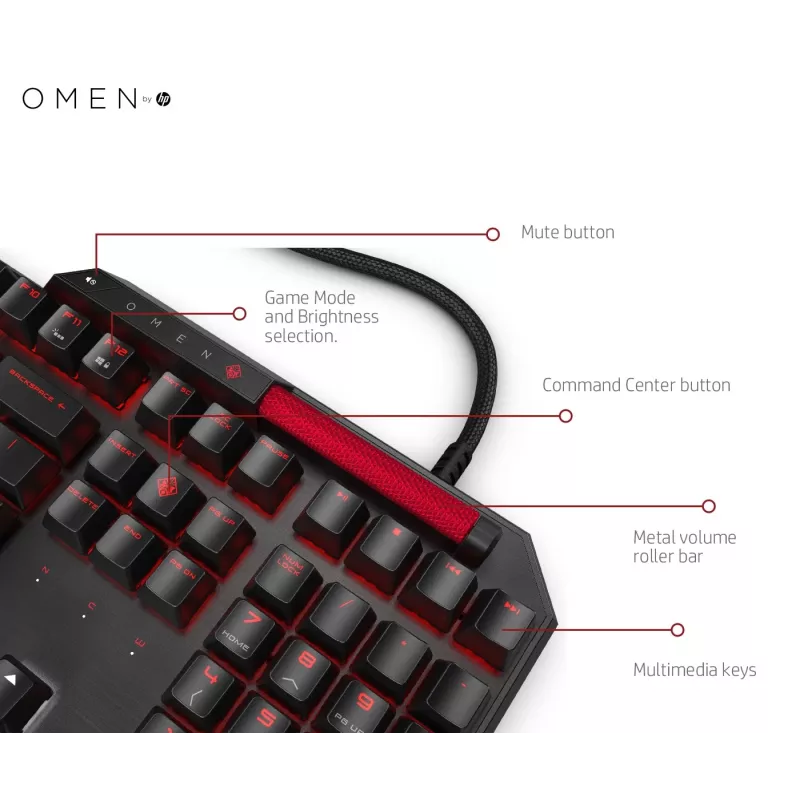 Klawiatura HP OMEN by Sequencer