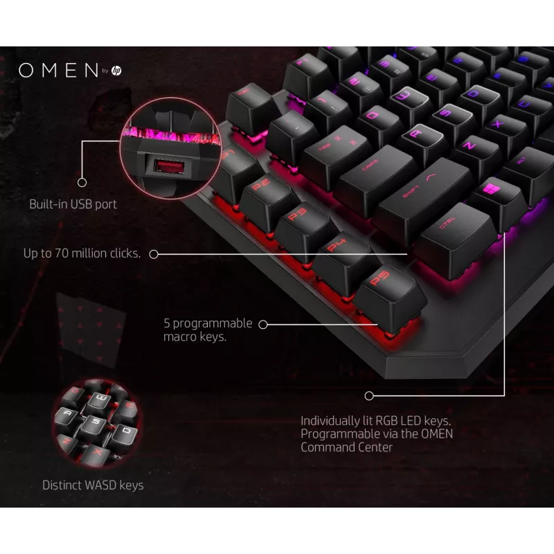 Klawiatura HP OMEN by Sequencer