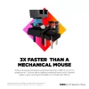 HP OMEN by Reactor mysz, praworęczna, optyczna, USB Type-A, 16000 DPI, 0,2 ms, czarna