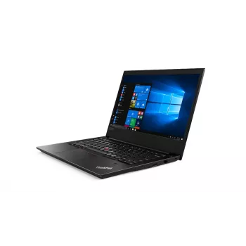 Lenovo ThinkPad E480 Intel® Core™ i7 i7-8550U Laptop 35.6 cm (14 cali) Full HD 8 GB DDR4-SDRAM 256 GB SSD AMD Radeon RX 550 Wi-Fi 5 (802.11ac) Windows 10 Pro Czarny