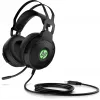 Zestaw słuchawkowy HP Pavilion Gaming Headset 600, przewodowy, do gier, 360 g, nauszny, czarny, zielony