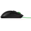 HP Pavilion Gaming mysz 300, symetryczna, optyczna, USB Typ-A, 5000 DPI, czarna, zielona
