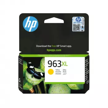 HP 963XL High Yield żółty Oryginalny wkład atramentowy, żółty, 1 szt., 1600 stron