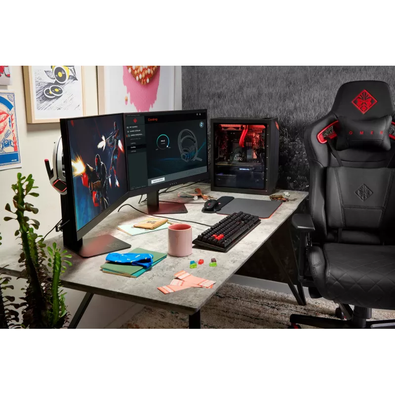 Monitor komputerowy HP OMEN X 27 68,6 cm (27 cali) 2560 x 1440 pikseli Quad HD Czarny (produkt odnowiony)