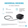 HP USB-C Dock G5, Przewodowa, USB 3.2 Gen 1 (3.1 Gen 1) Type-C, Czarny, Czarny, Chiny, Tajlandia, Meksyk, HP