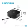 HP USB-C Dock G5, Przewodowa, USB 3.2 Gen 1 (3.1 Gen 1) Type-C, Czarny, Czarny, Chiny, Tajlandia, Meksyk, HP