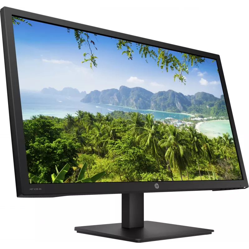 Monitor komputerowy HP V28 71,1 cm (28 inch) 3840 x 2160 pikseli 4K Ultra HD LED Czarny