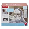 Fisher-Price Rainbow Showers Karuzela do łóżeczka z funkcją przyłóżkową, łóżeczko, dźwięk, lampka nocna, wbudowany timer, tkanina, plastik