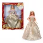 Barbie Signature Lalka Świąteczna 2025, Kolekcjonerska Edycja Sezonowa, Blondynka w Sukni ze Złota i Srebra