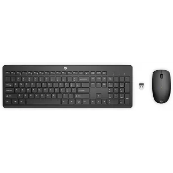 HP 235 Bezprzewodowy zestaw myszy i klawiatury Full-size Czarny