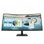 HP P34hc G4 WQHD USB-C Curved Monitor, 86,4 cm (34 cale), 3440 x 1440 pikseli, Wide Quad HD, LCD, 5 ms, Czarny